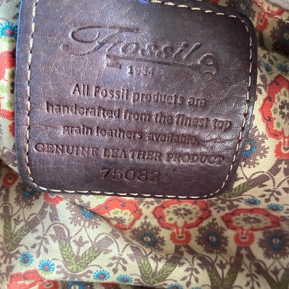 Fossil sinch top leathet shoulder bag braided - Picture 5 of 5